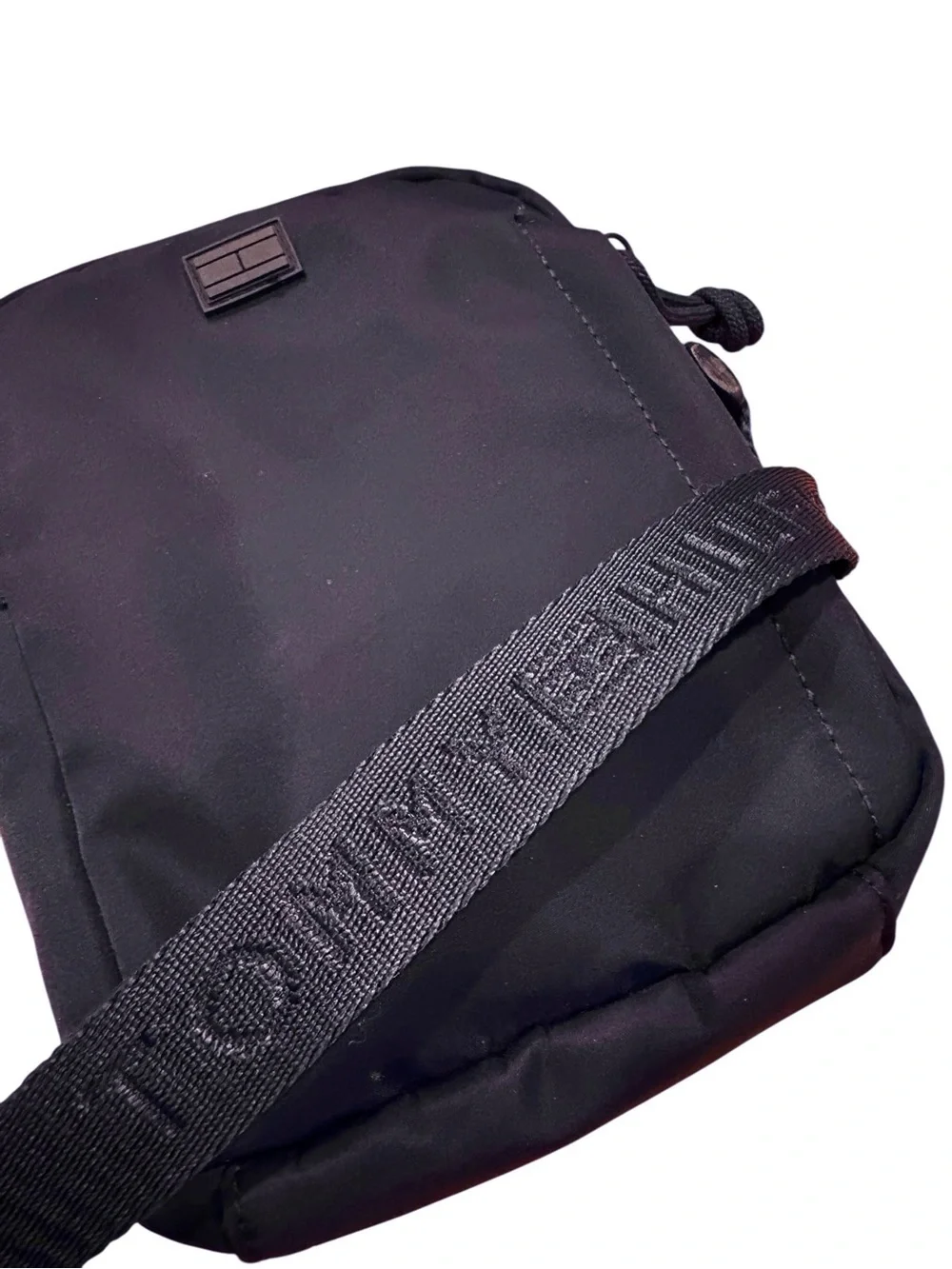Tommy Hilfiger Black Crossbody Bag with Adjustable Strap